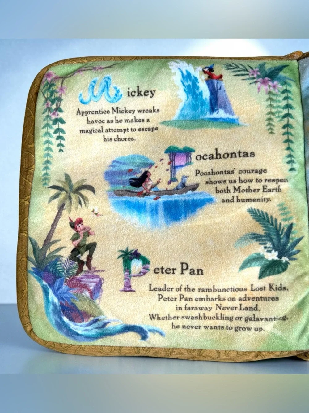 Tokyo Disney Resort Fantasy Springs Art Book Cushion Pillow
